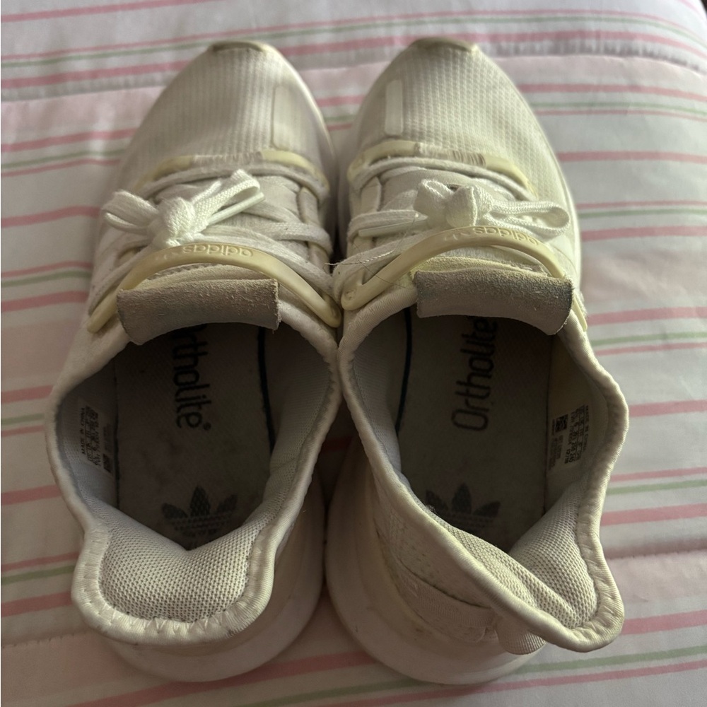 Adidas Cream Sneakers with Ortholite Comfort